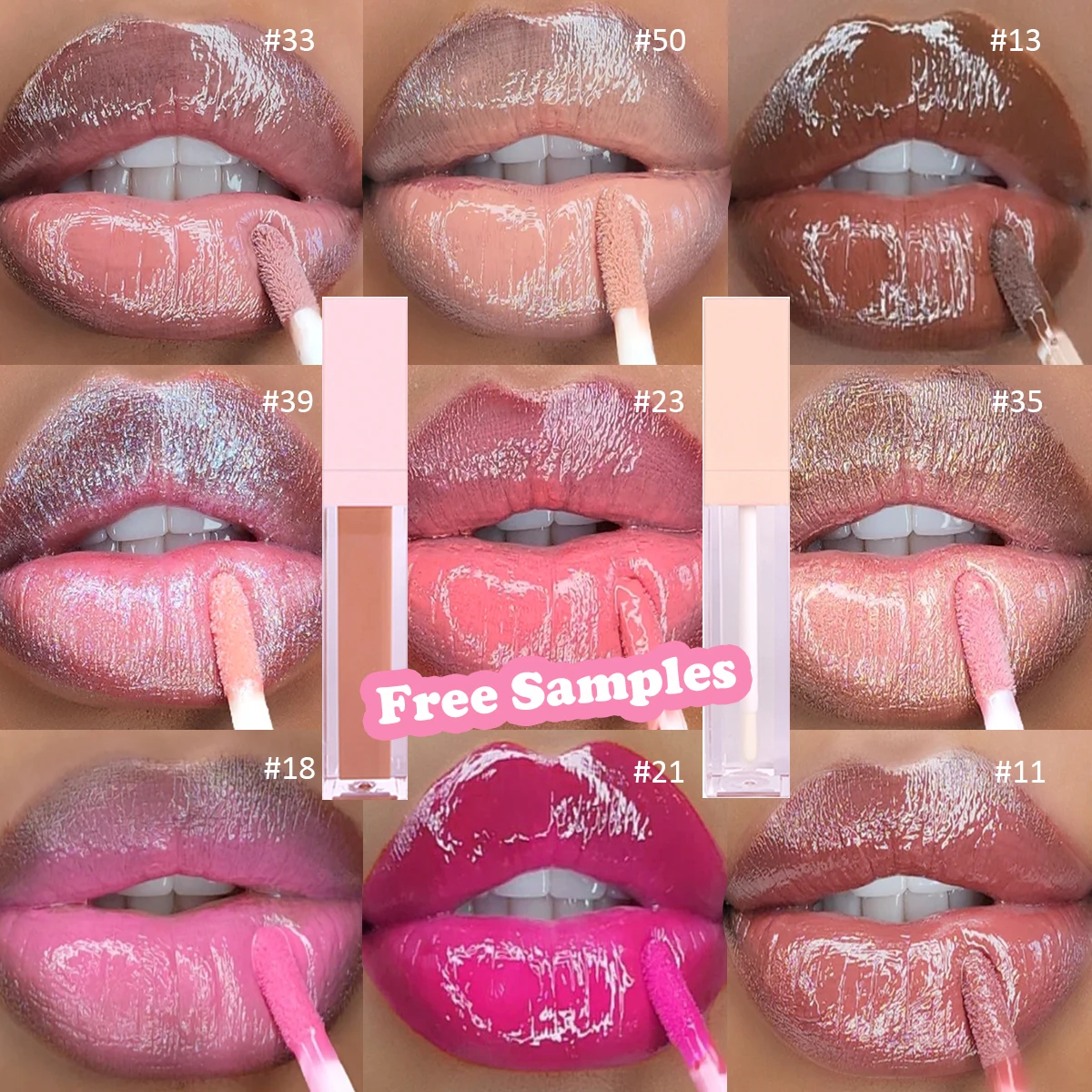 Custom Cute Lip Gloss - Vegan, Shiny, and Long-lasting