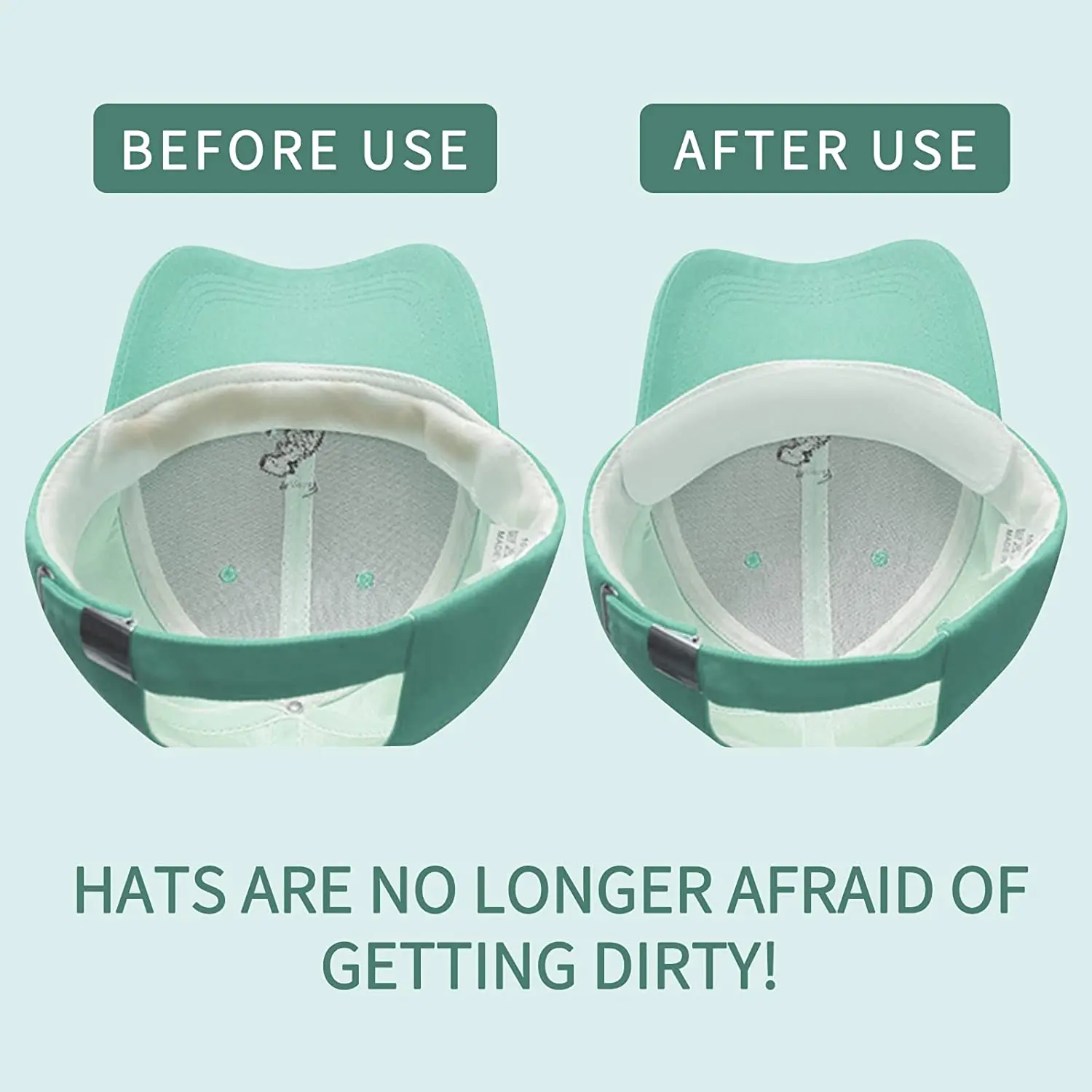 Disposable Sweat Hat Liners For Men Women,Golf Hat Liner Cap Absorbent