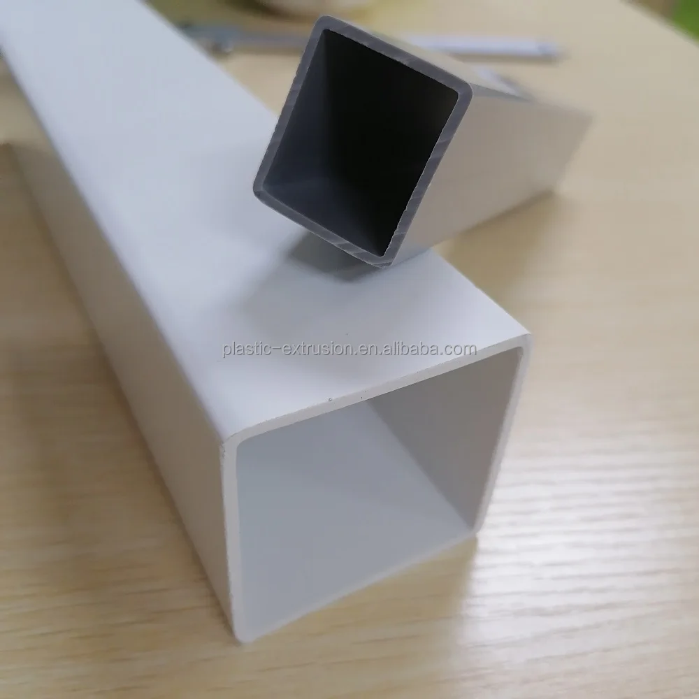 Square Pvc Pipe Rectangular Pvc Tubes For Storing Goods Pvc Square Pipe