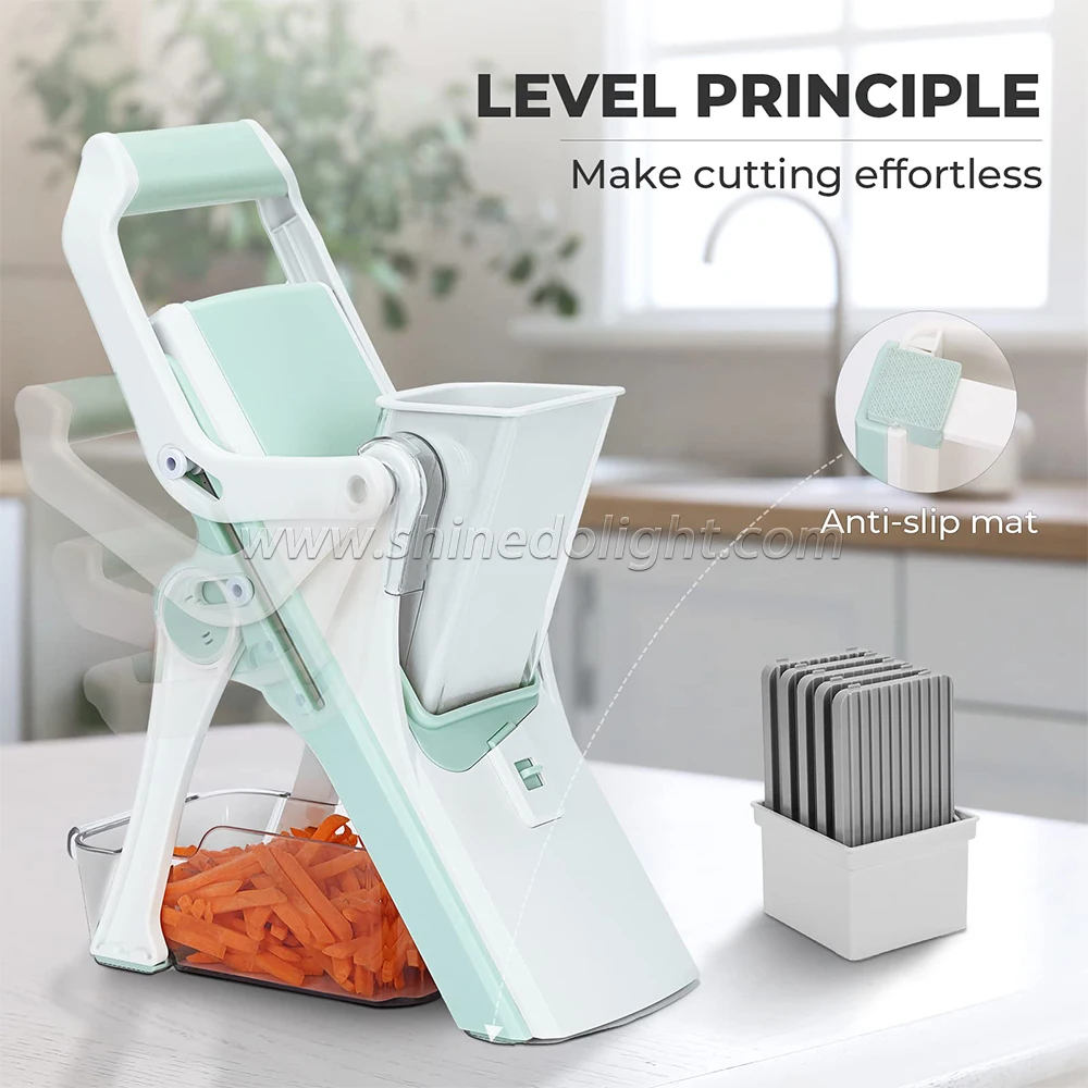 Multifunctional Vegetable Cutter Kitchen Accessories Slicer Vegetable Slicer , Dicer Fruit, French Fry, Julinner