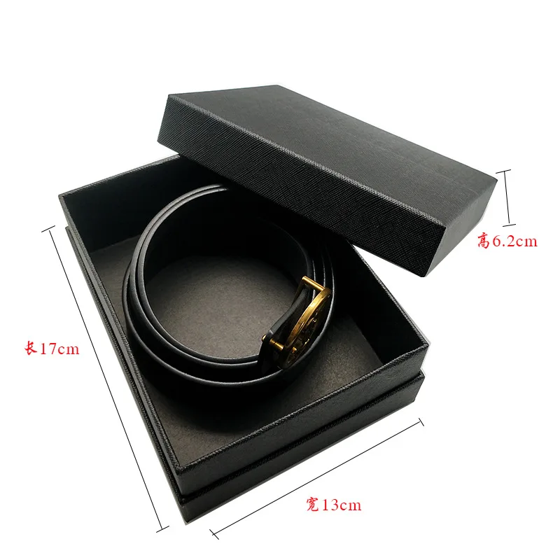 Custom wholesale rigid box lid and base box for belt pens glasses elegant high quality manufacture