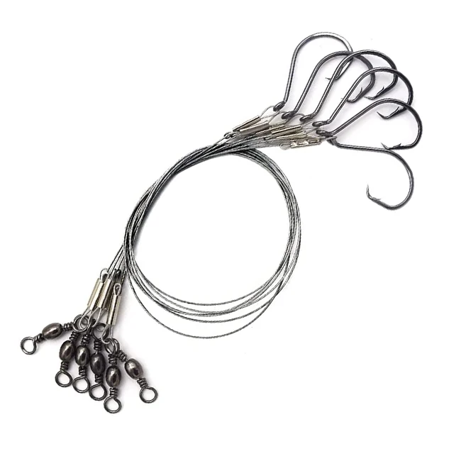 Octopus Hook Rig Fishing Wire Leader Stainless Steel Wire Line Leaders
