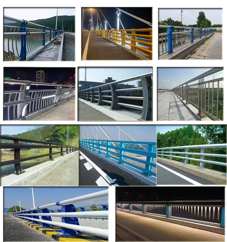 Decorative Stainless Steel Bridges Railing / Pedestrian Railings