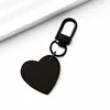 Black  30*28.5mm oblique heart
