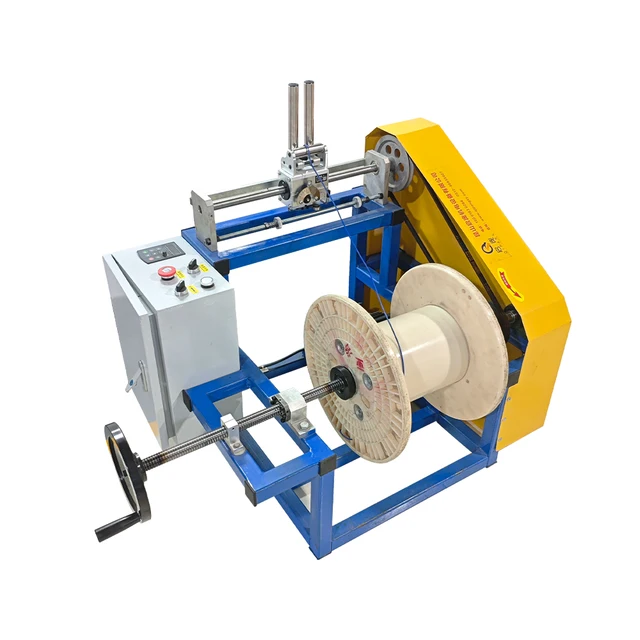 QIPANG QP500 Aluminium wire steel Rope  Copper winding machine 0.1-30MM rewinder machine cable spool drumtake up winder machine