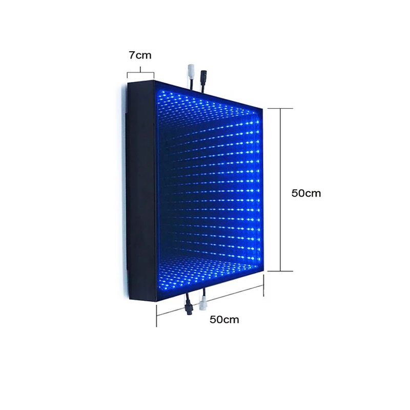 Wireless Control Led Floor Lights 3d Magnetic Wedding Party Led Floor Magnet Abyss Mirror Rainbow Floor Tile