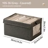 Grey 36*25*20cm with lid