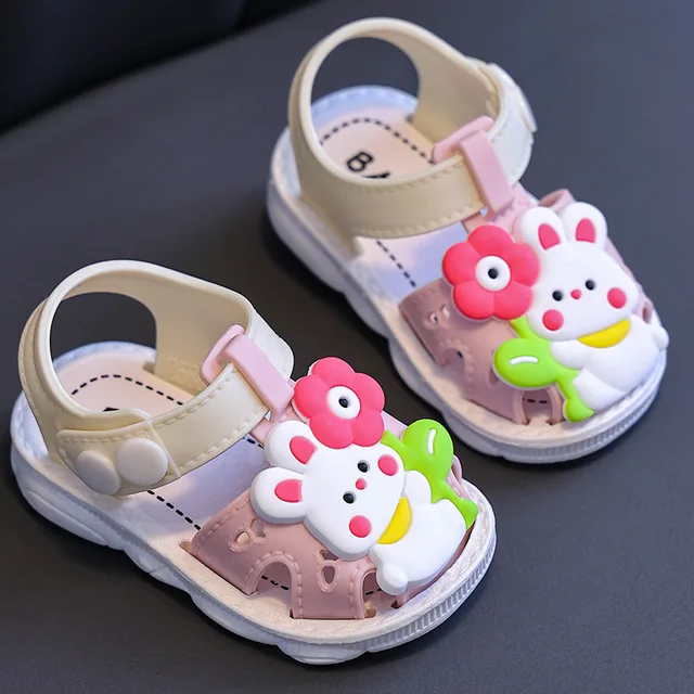 High quality cute soft outsole baby boy girls sandals summer toddler shoes