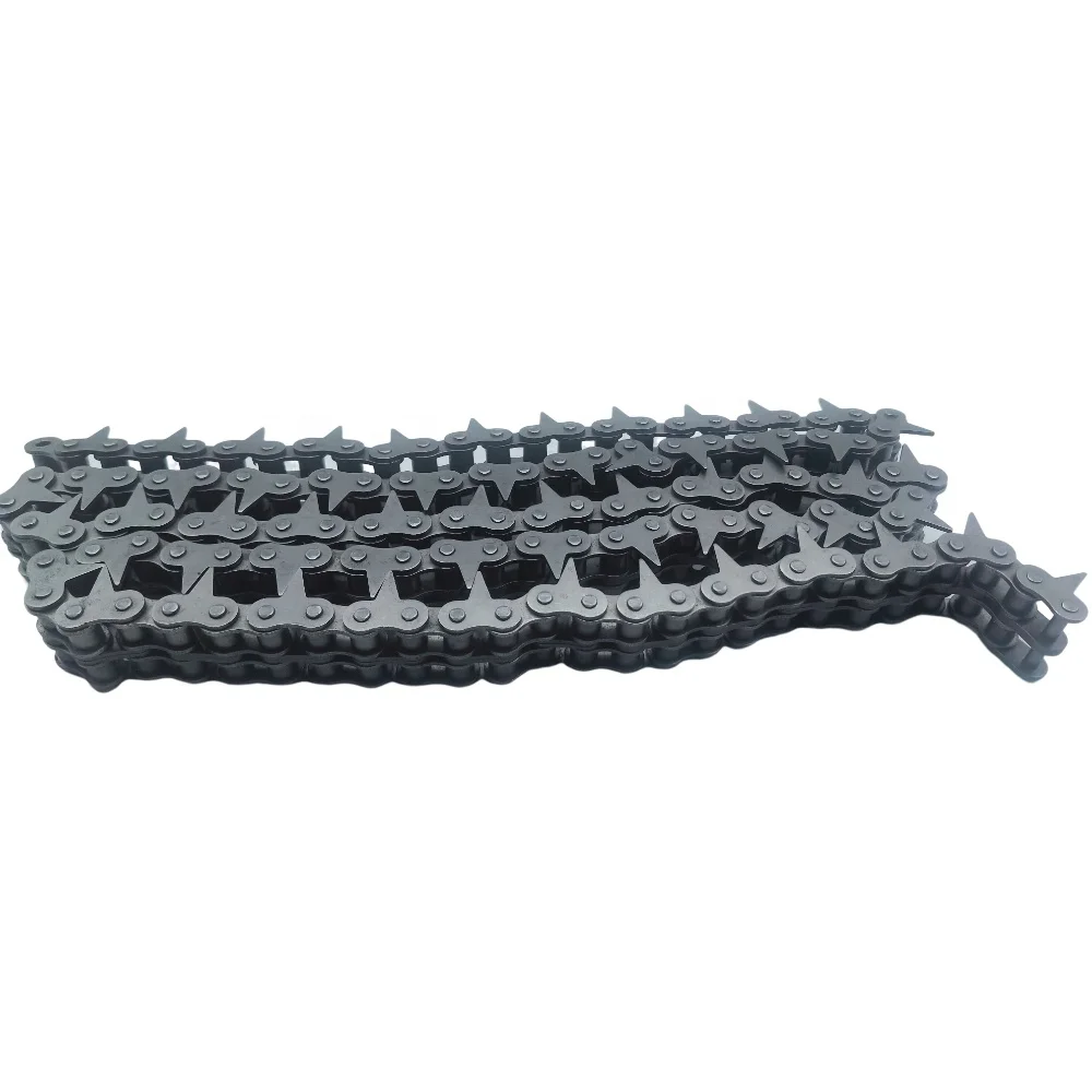 Factory Custom Agricultural 40Mn sharp Top Conveyor Roller Chain With Attachments