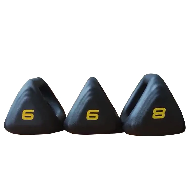 Factory Wholesale Gymnasium Exercise Pvc Coated Triangle Kettlebell