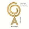 Gold letter A item