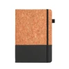 Carnet en liège noir PU