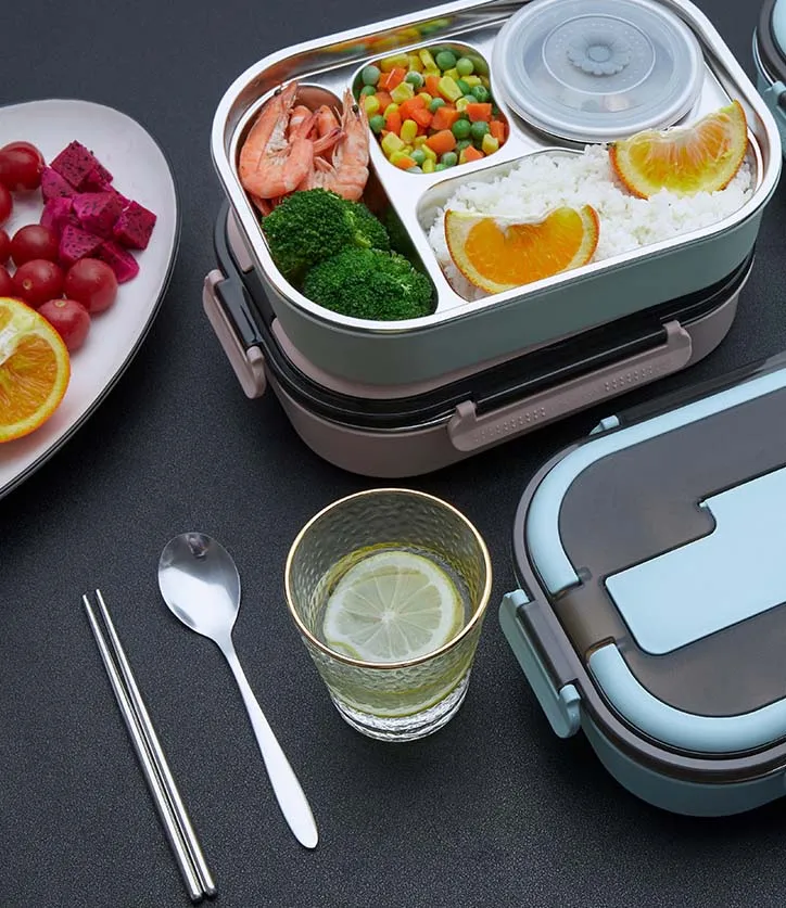 Wholesale Sealed Leakproof Lunch Box Stainless Steel 304 Lunch Bento Box With Cutlery Buy