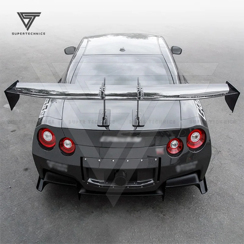 VOLTEXカーボンファイバー リアウィング 送料込み Voltex Type-7スワンネックスタイルカーボンファイバーリアGT
