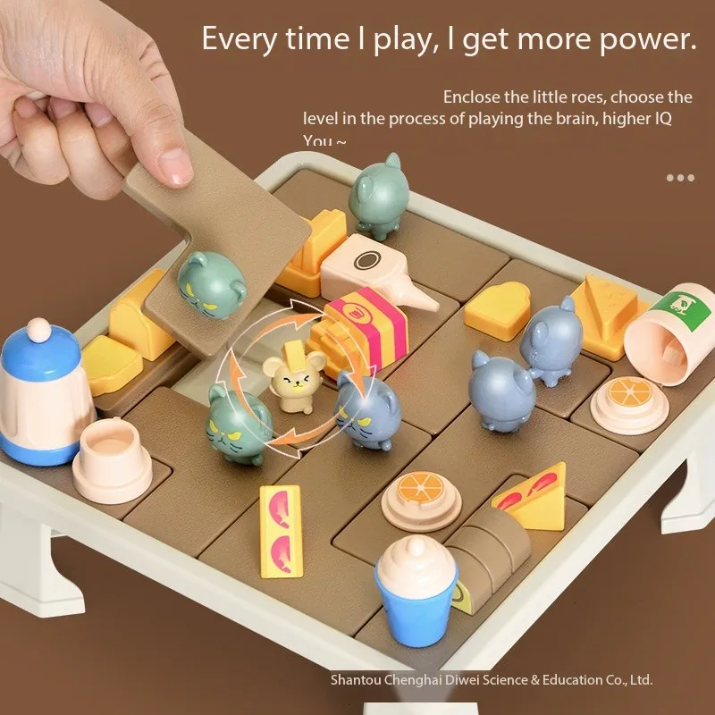 Children Smart Hide Seek Puzzle Toy Plastic Board Game for Logical Thinking Training Birthday Gift for Kids Clearance Sale