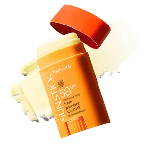 Aloe Fresh Powdery Sun Stick SPF50+ PA++++ | Sunscreen for Face & Body No White Cast Non-Sticky Travel-Friendly Sunblock