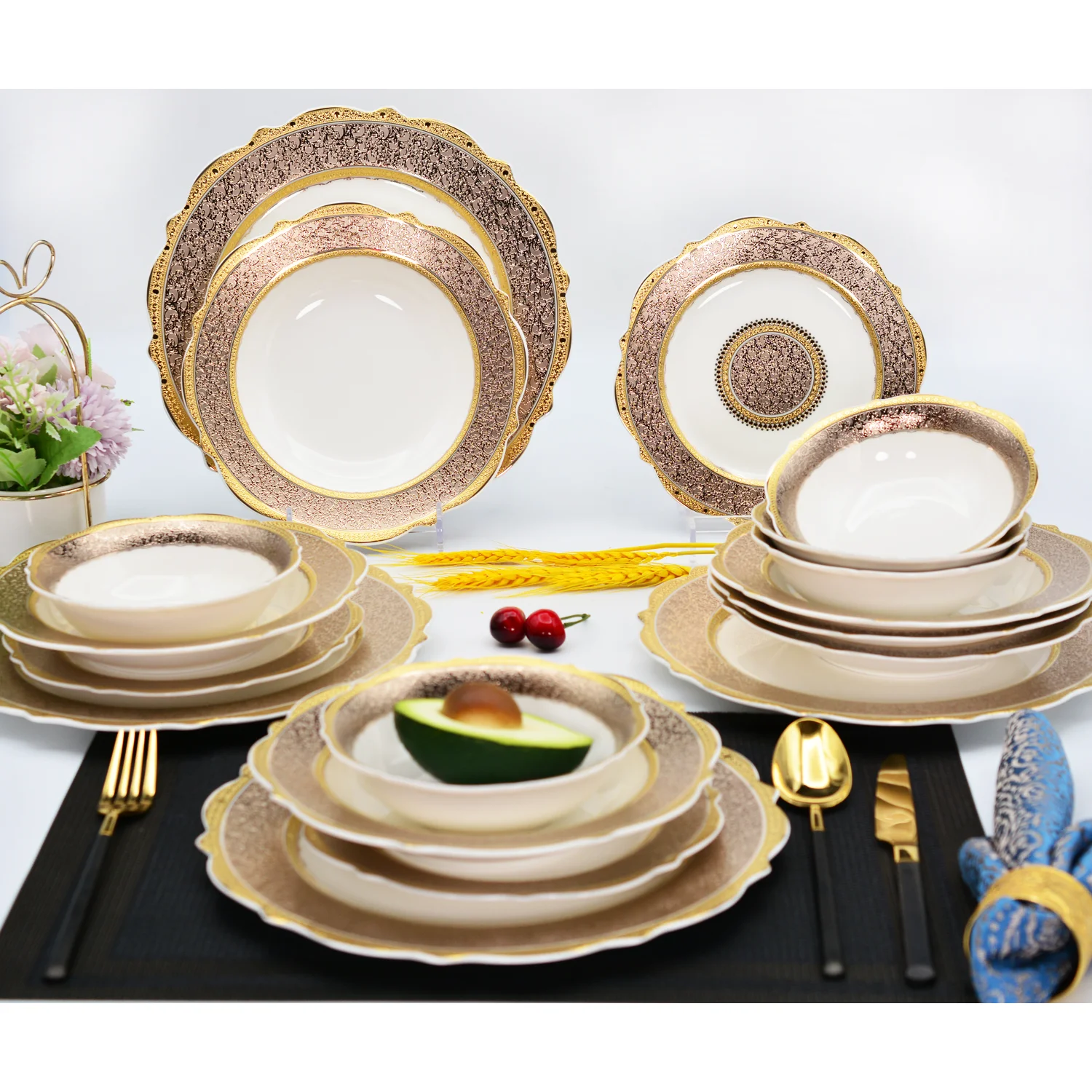 High quality western style dinnerware sets - Karosa chinaware