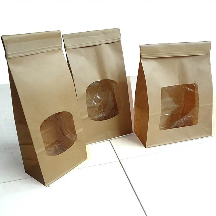 Bolsa de papel kraft pan, tamaño de personalizado, bolsas papel para comida, para llevar on m.alibaba.com