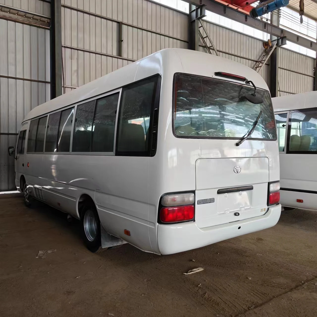 High Quality Used 30 Seats 2019 Toyota coaster Bus with 6 Cylinder 1HZ Engine