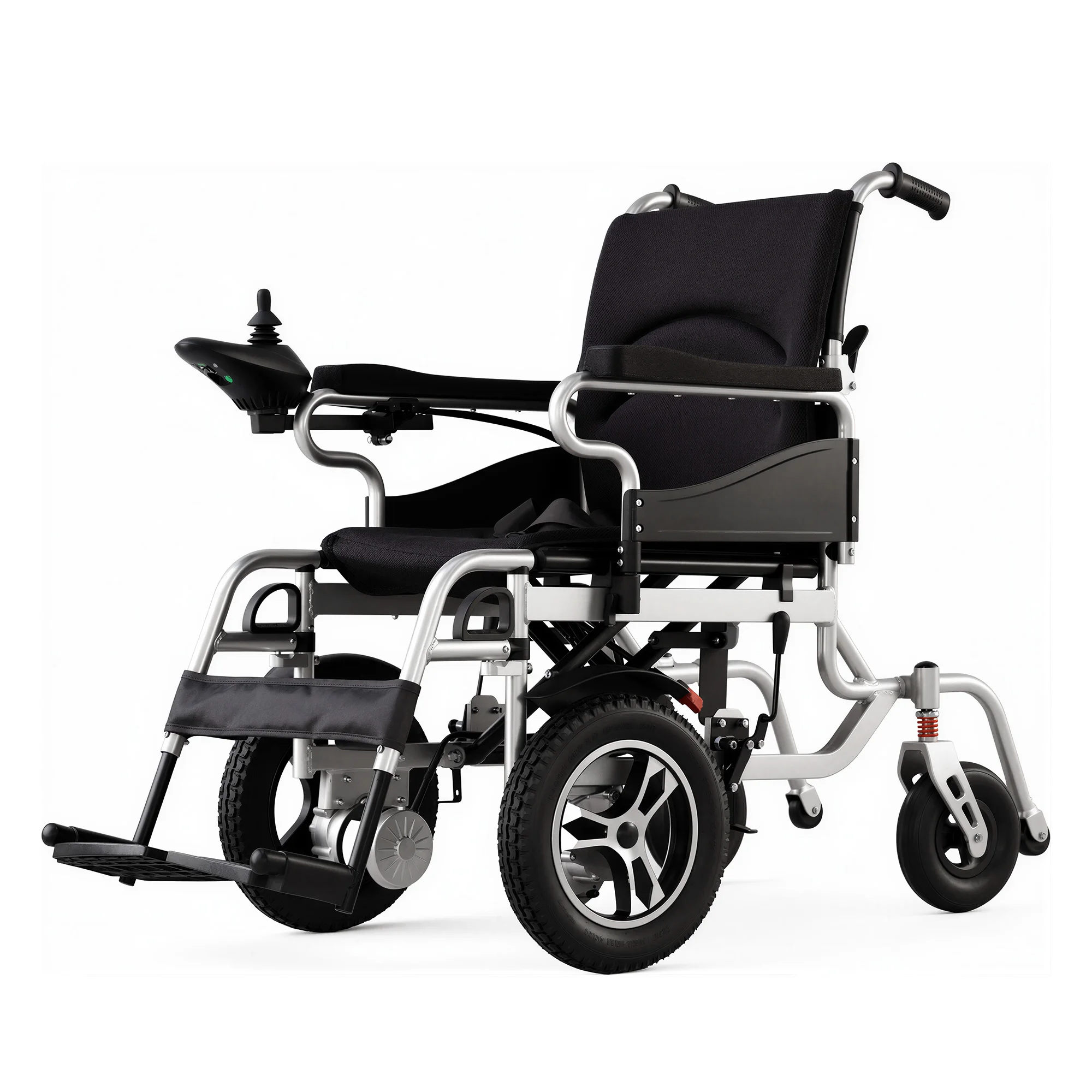 JJW-500141 Carbon Steel Folding Electric Wheelchair