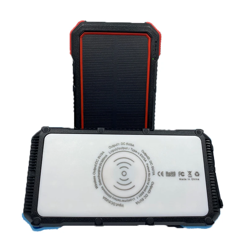 High quality Waterproof wireless Solar Power Bank 20000mah for Mobile phone - ANKUX Tech Co., Ltd