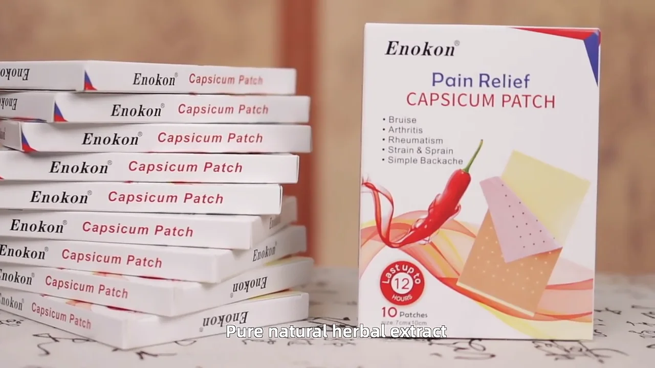 Factory Price Capsicum Pain Relief Patches Adhesive Capsicum Capsaicin
