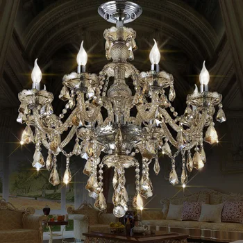 Modern European chandelier living room Crystal lighting restaurant retro creative lamps factory custom direct wholesale