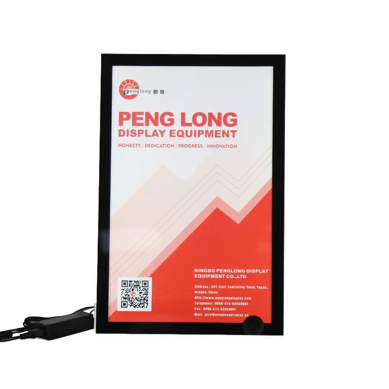 Светодиодная Магнитная Рамка для плаката настенный лайтбокс-дисплей используется горизонтально и вертикально рамка с подсветкой художественного изображения