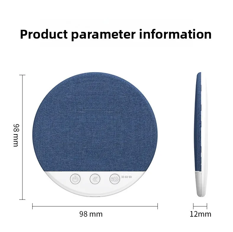 Bedside Sleep Speaker High Quality Small Under Pillow Speaker Disc Edge White Noise Invisible Factory for Automatic Power
