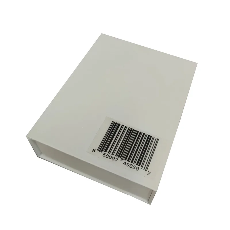 Customized Size 1d Transparent clear Black Product Barcode Sticker Paper Barcode Labels in Roll in Sheet