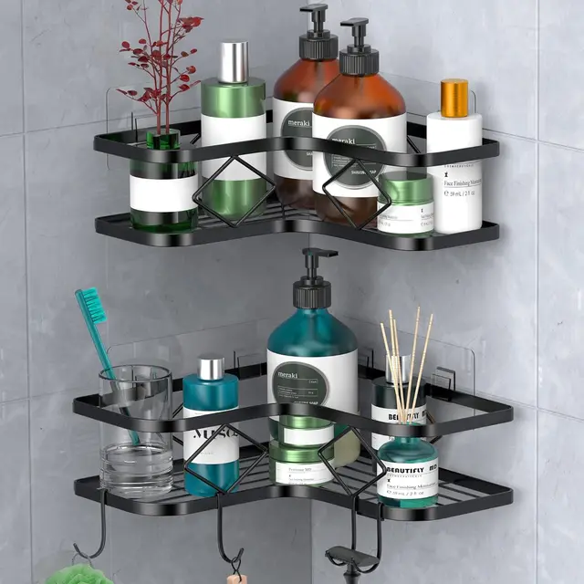 New Arrival Shower caddy  Bathroom Storage Rack Kitchen Wall Mounted Storage Organizer