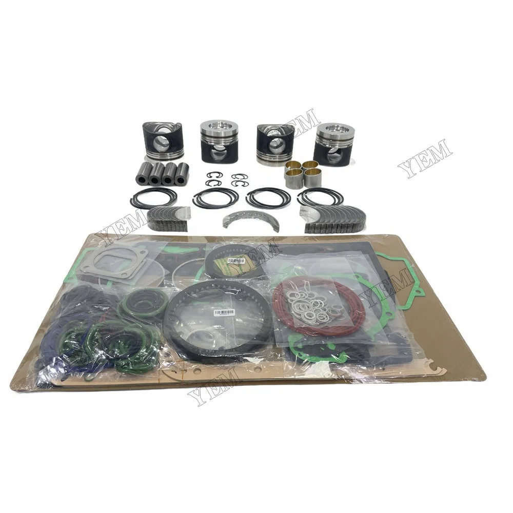 For Deutz BF4M2012 Overhaul Kit With Piston Rings Full Gasket Set Bearings Standard Size Engine Parts 2