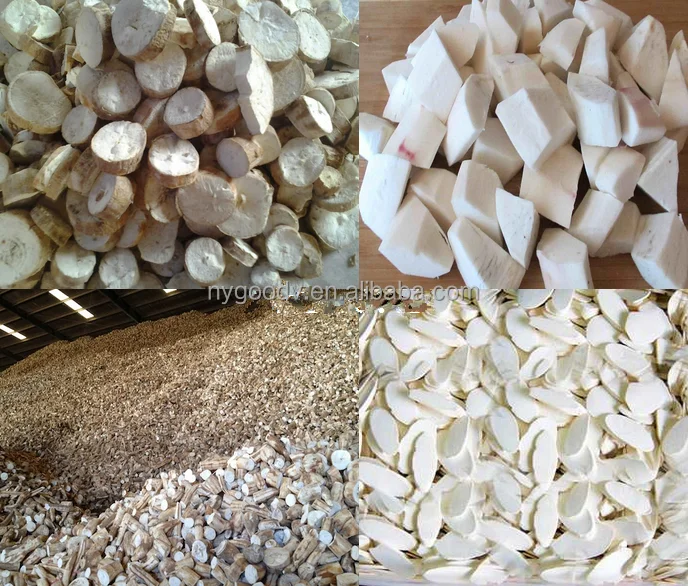 Dried Cassava Chips Making Machine Cassava Chips Drying Machine Production Line