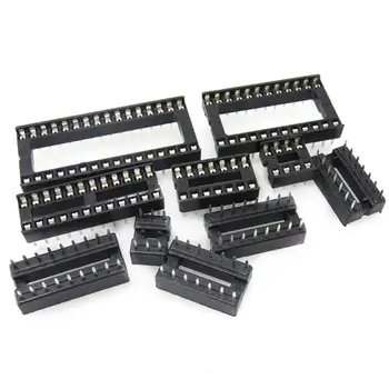 Factory Price IC Socket 2.54mm IC Holder IC-6P 6pin 8pin 14pin 16pin 18pin 20pin IC