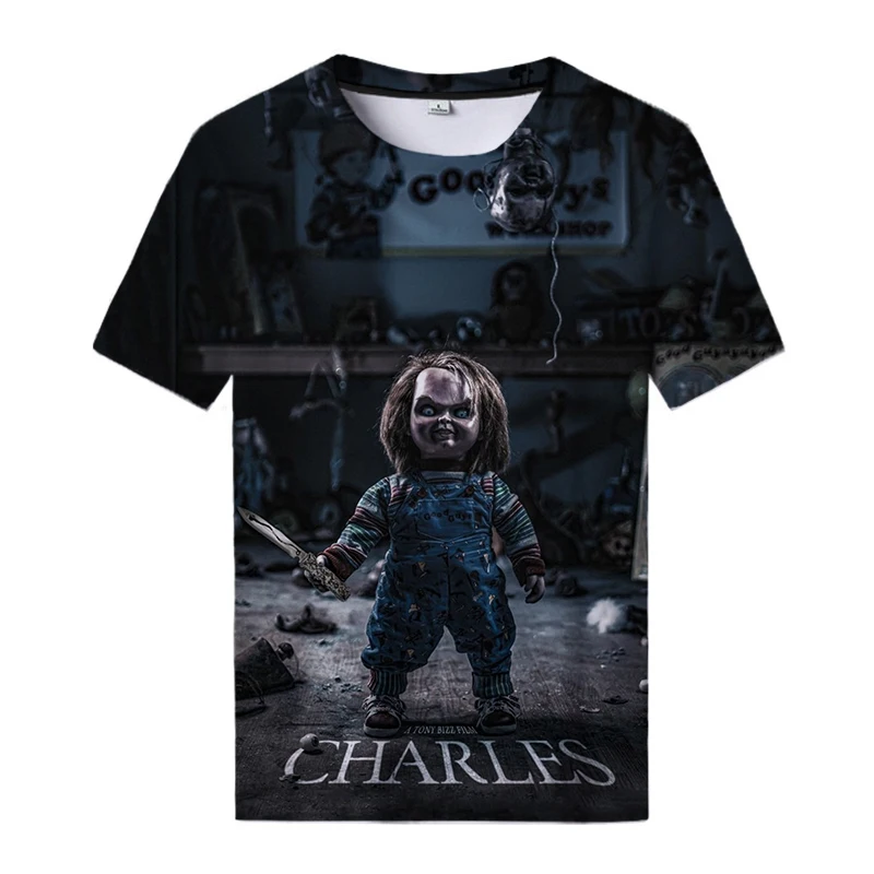 Horror Childs Play Chucky Tshirt 3d 