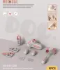 JM-0011208, set da 9 pezzi, rosa, 168 set/CTN