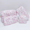 #Pink Animal Toile Pouch