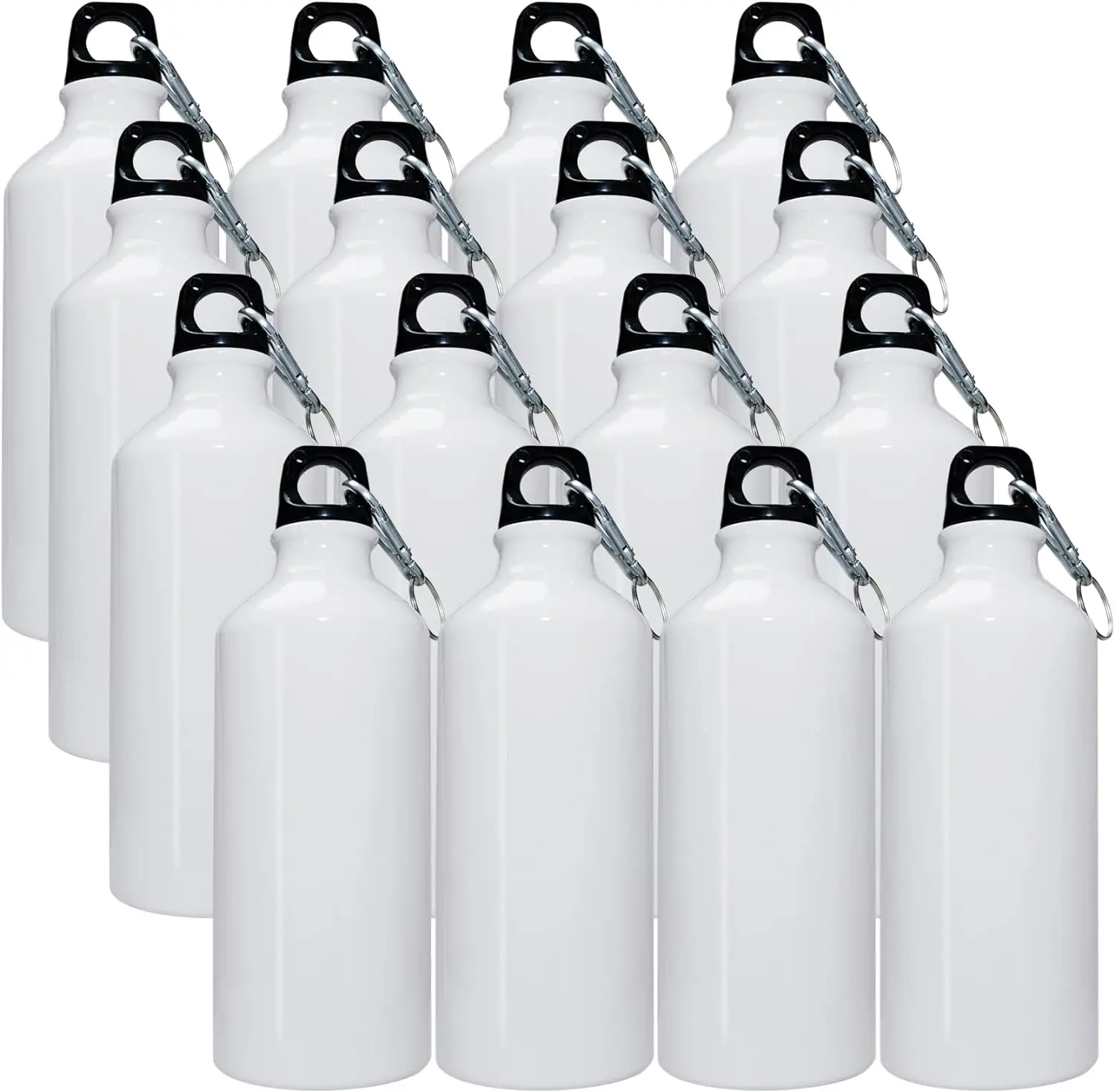 Capzy Aluminium Wasserflasche 600ml - Auslaufsicher, Schadstofffrei & Leicht Für Outdoor