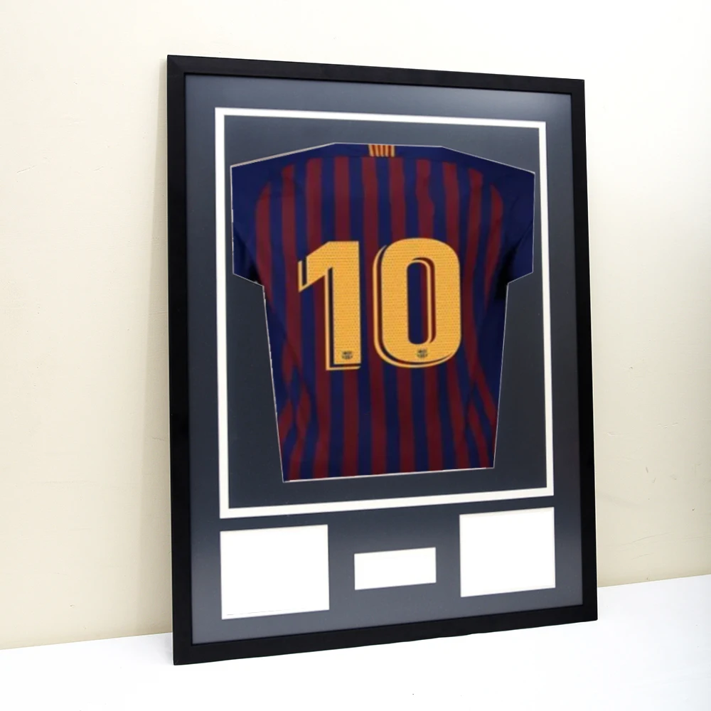 Customized Black Aluminum Jersey Display Frame for Baseball