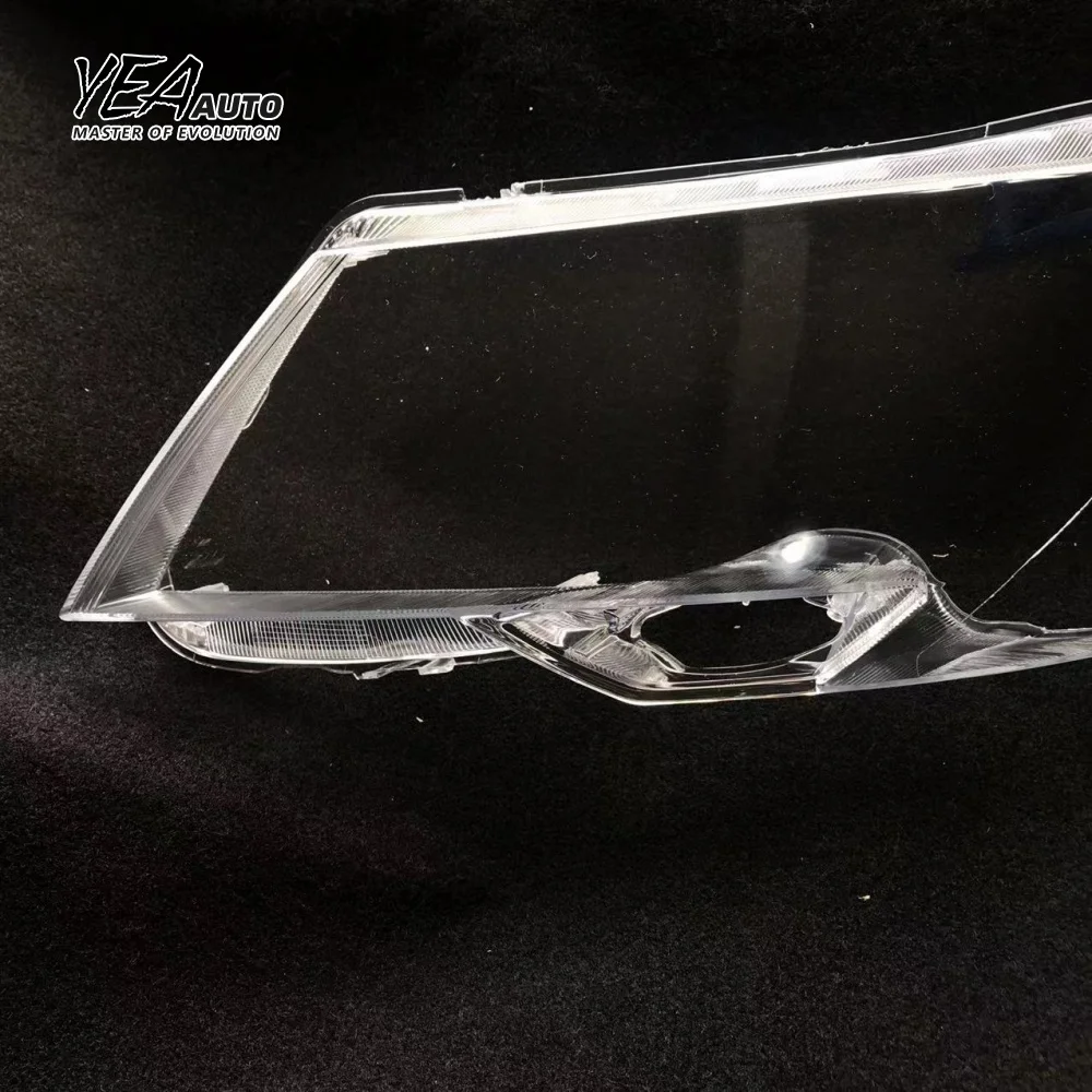 product car headlight glass lampshade cover lens for skoda superb head light lens cover 2013 2014 2015 headlights cover-6