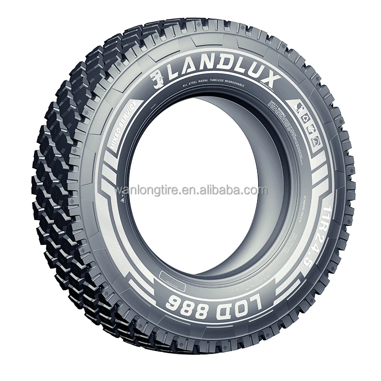 Landlux Doublecoin Landy 11R22.5 Truck Tire - Durable