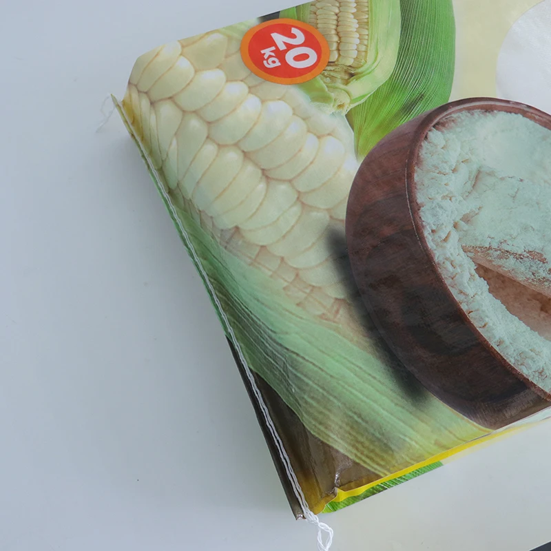 product bopp laminated 100 recycle pp woven bag 5kg 15kg 20kg corn flour sack printing polypropylene laminated packing sack-4
