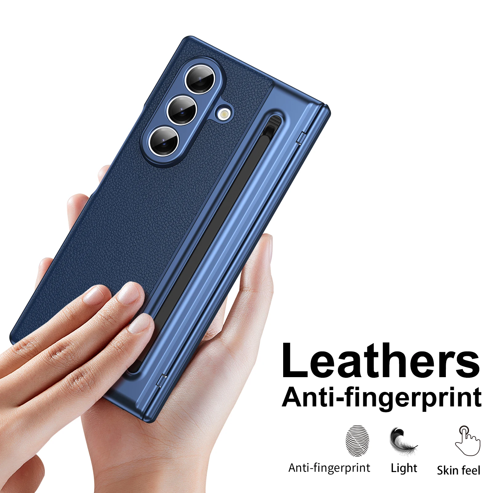Shockproof Phone Case With Pen Slot For Samsung Galaxy Z Series_voghion.com