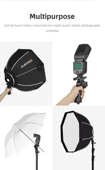 Triopo Ks65 65Cm Flash Speedlite Softbox Draagbare Outdoor Octagon Umbrella Softbox Photo Studio product image