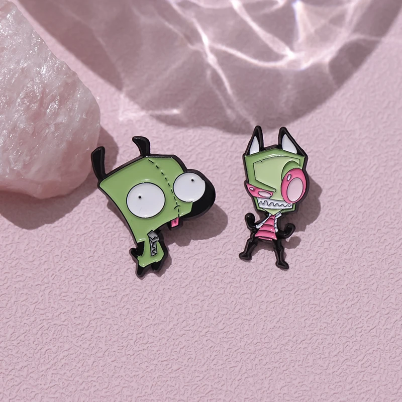 Invader ZIM Enamel Pins - Fun & Fashionable Decoratives