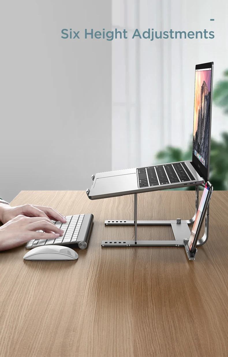 zenrich Supporto per computer portatile pieghevole, supporto