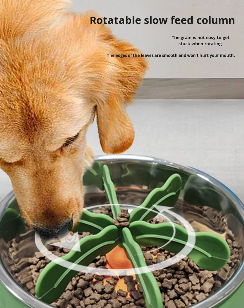 Large Dog Slow Feeder Food Divider Anti-Choke Silicone Separator with Suction Cup Solid Pattern Dog Training Food Bowl factory