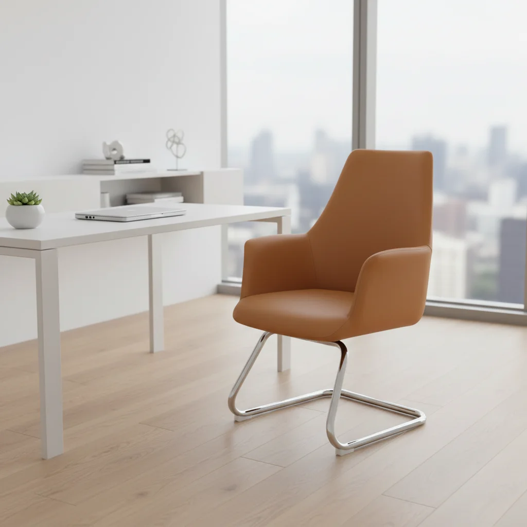 Ergonomic Executive Computer Chair with Adjustable Height-Leather Office Chair for Home/Office/School Use 5