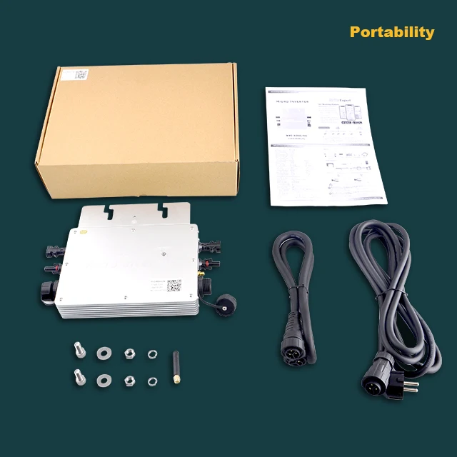 Европейская сетевая солнечная панель и инвертор 300 Вт Балконная Система 600 миниатюрная