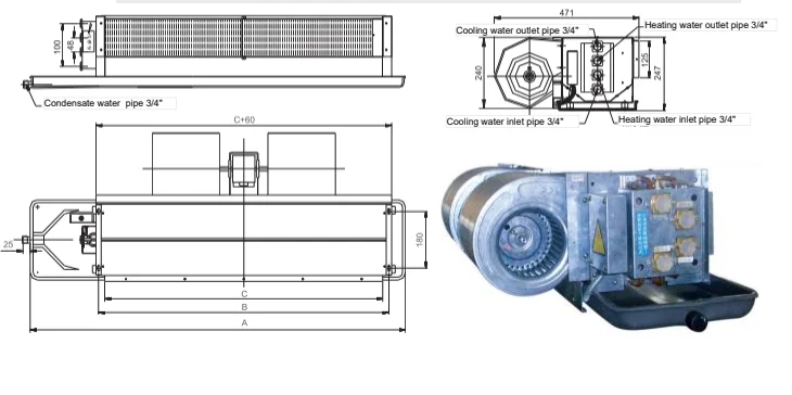Air Handling Unit, 340-2380 Cmh, Water - detail 14